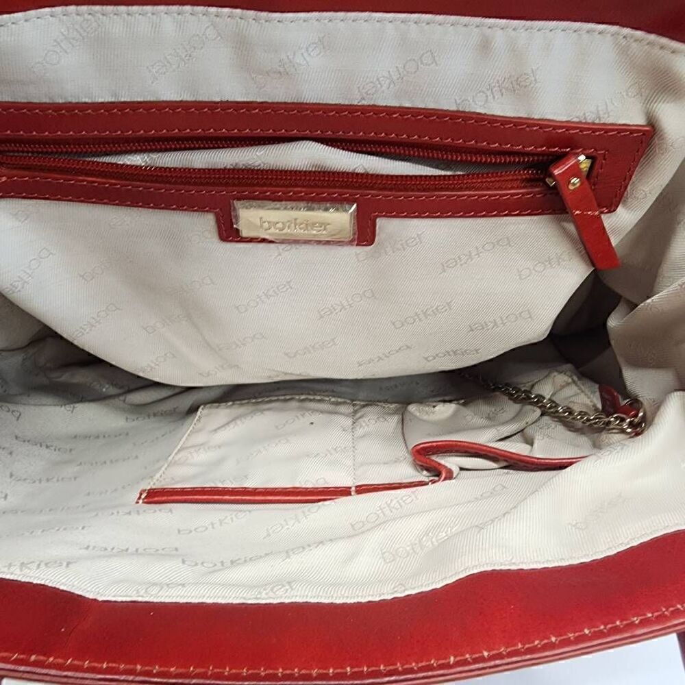 Botkier Nicola Large Red Leather Tote - Picture 11 of 12